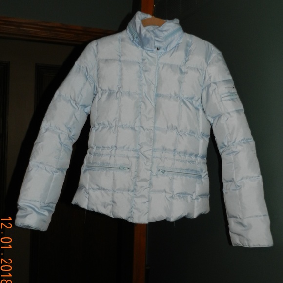 Tommy Hilfiger Jackets & Blazers - Tommy Hilfiger Baby Blue Puffer Jacket